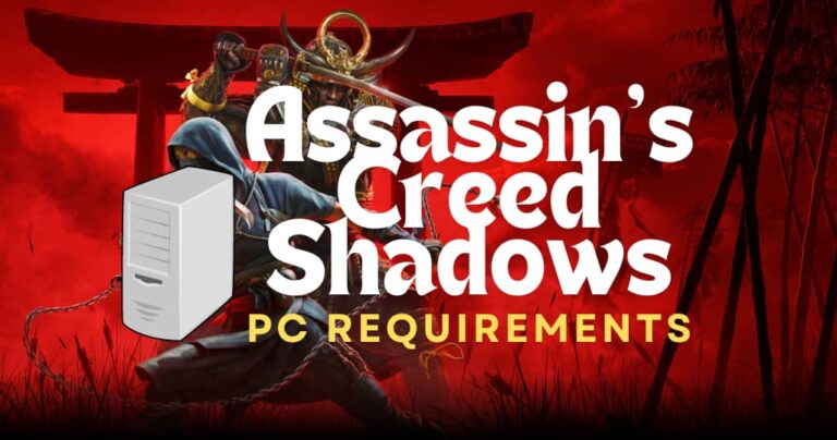 Assassin's Creed Shadows PC Requirements